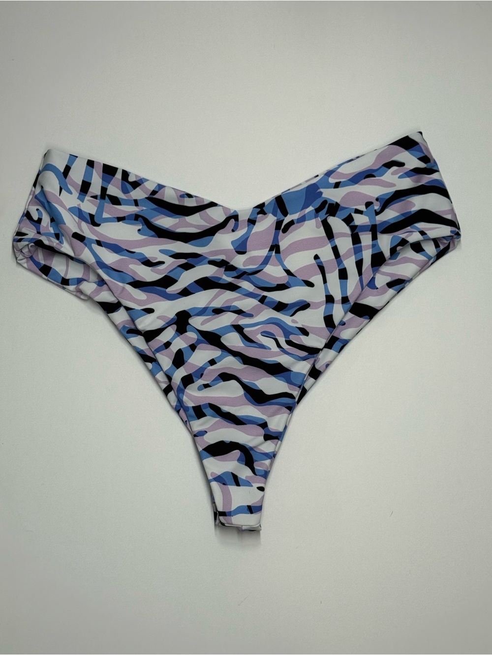 Skatie High-Waist Meridian Bikini Bottoms